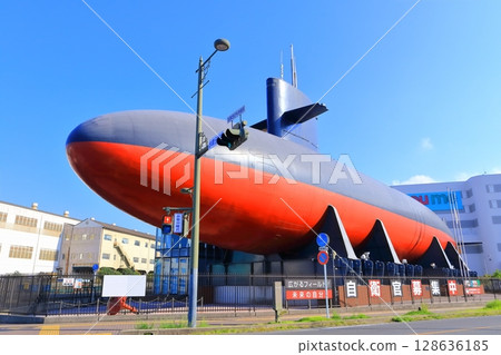[廣島縣]秋天的天空潛水艇Akishio（Tetsu Whale） 128636185