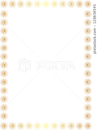 Sun and moon mystic frame. Vector celestial prediction eye template for your text 128636543