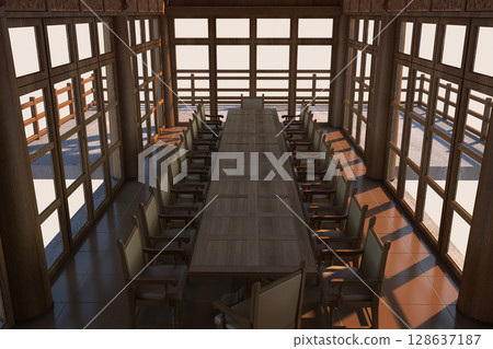 interior visualization, 3D illustration, cg interior visualization, 3D illustration, cg 128637187
