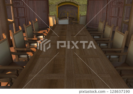 interior visualization, 3D illustration, cg interior visualization, 3D illustration, cg 128637190