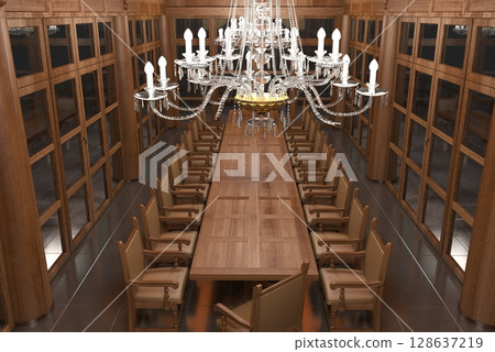 interior visualization, 3D illustration, cg interior visualization, 3D illustration, cg 128637219