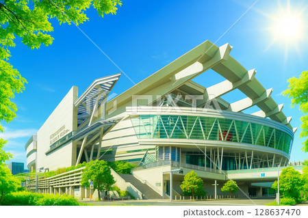 嫩葉新綠的埼玉超級競技場 128637470