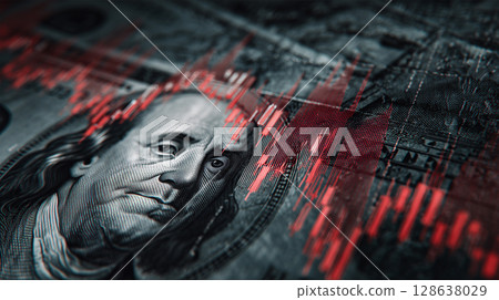 Volatile charts and a volatile US dollar 128638029