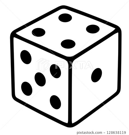 Dice roll out 128638119