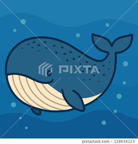 鯨魚“AI生成圖像” 128638123