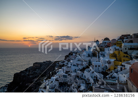 聖托里尼 128638156