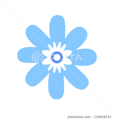 Wild and garden flowers, leaves. Modern vector botanical illustrations in trendy bright colors on white background. hand drawn floral design elements Wild and garden flowers, leaves. Modern vector botanical illustrations in trendy bright colors on white background. hand drawn floral design elements 128638532