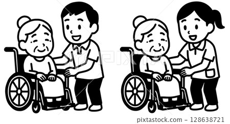 Nursing care "AI generated images" 128638721