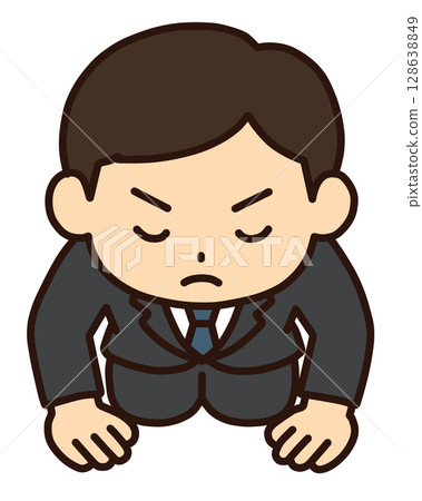 人工智慧生成的一男一女道歉圖像 128638849