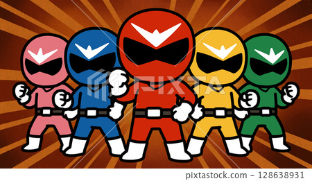 Sentai hero "AI generated image" 128638931