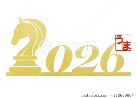 2026年馬年賀年卡 128639064