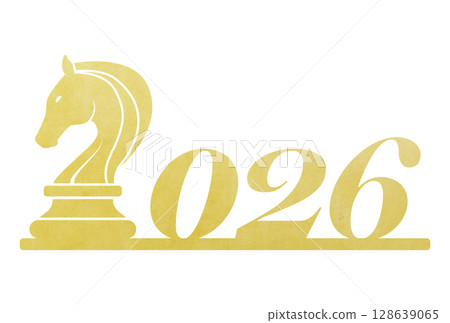 2026年馬年賀年卡 128639065