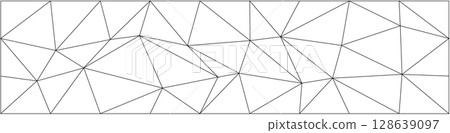 Abstract geometric pattern with intersecting lines creating chaotic triangles and shapes Abstract geometric pattern with intersecting lines creating chaotic triangles and shapes 128639097