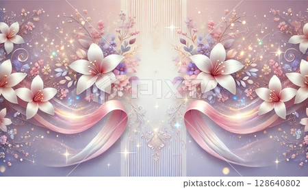 Gorgeous and beautiful floral wallpaper 128640802