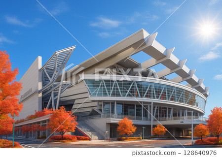 秋色的埼玉超級競技場 128640976