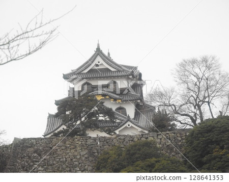 Hikone castle 128641353