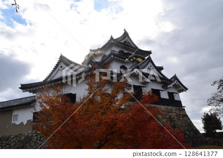 Hikone castle Hikone castle 128641377