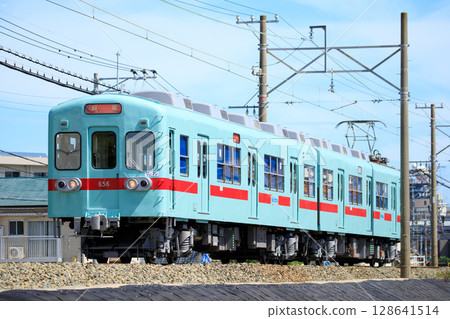 600系列列車已恢復冰綠色塗裝[西日本鐵道（西鐵）] 128641514