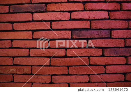 A Textured Red Brick Wall Background Perfect for Diverse Creative and Artistic Projects A Textured Red Brick Wall Background Perfect for Diverse Creative and Artistic Projects 128641670