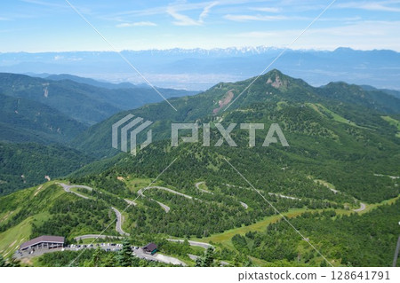 志賀高原橫手山峰天空觀景台 128641791