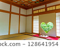 Flowers decorated in a Japanese-style room 128641954