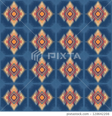 vector seamless pattern. ethnic background. tribal pattern 128642208