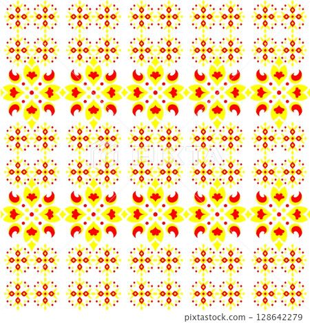vector seamless pattern. ethnic background. tribal pattern 128642279