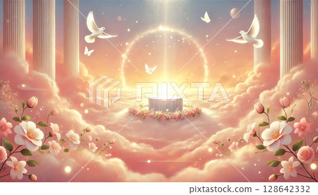 天空中美麗的祭壇 128642332