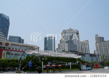 Shanghai Station scenery Shanghai Station scenery 128643154