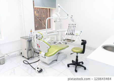 Interior of a modern dental office Interior of a modern dental office 128643464