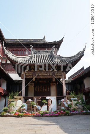 豫園，園林景觀，上海 128643519