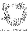 音樂海洋生物 128643544