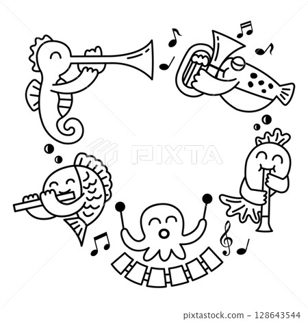 音樂海洋生物 128643544