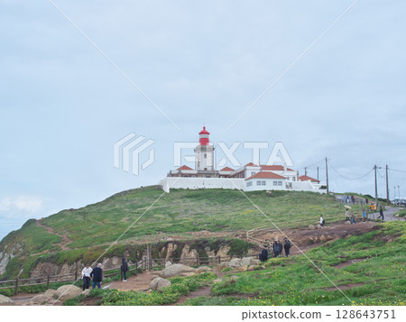 葡萄牙，羅卡角燈塔，歐亞大陸最西端，五月 128643751