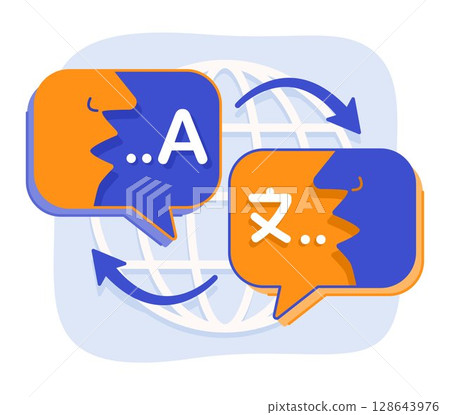 Speech Bubbles with Human Face Silhouette Speaking with Multilingual for Online Language Translator Concept Illustration Clip Art Speech Bubbles with Human Face Silhouette Speaking with Multilingual for Online Language Translator Concept Illustration Clip Art 128643976