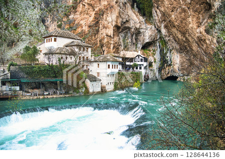 A view of the Dervish House along the Buna River 128644136