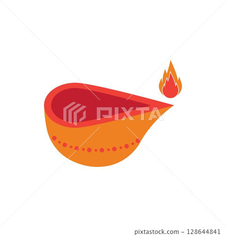 Diwali icon vector template design Diwali icon vector template design 128644841