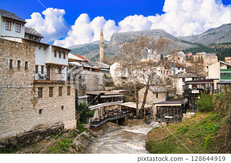 Beautiful scenery of Mostar 128644919