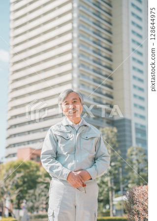 銀髮族 男人 男 128644975