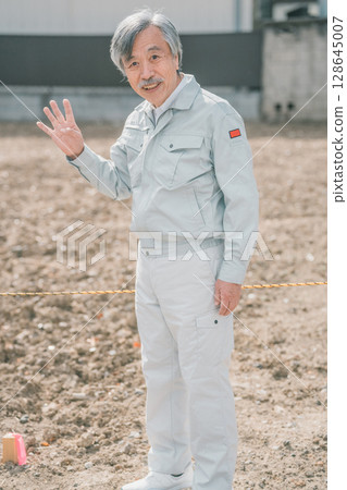 銀髮族 男人 男 128645007