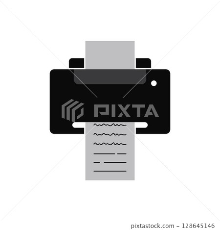 printer logo vector 128645146