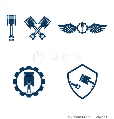 piston Vector icon design 128645182