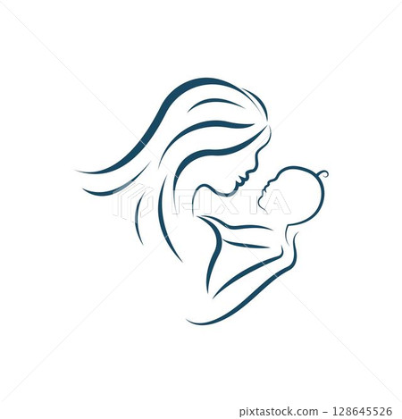 Happy Mothers Day logo vector illustration design.Happy Mother's Day to all mother lovers 128645526