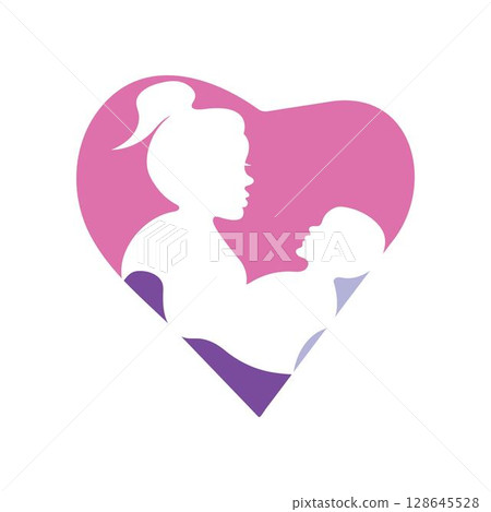 Happy Mothers Day logo vector illustration design.Happy Mother's Day to all mother lovers 128645528