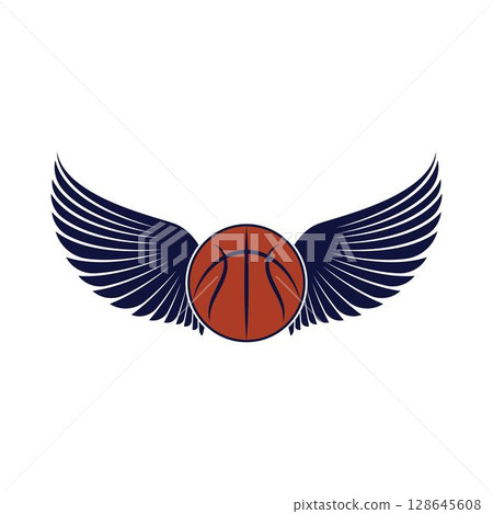 Basketball icon design template vector isolated illustration 128645608