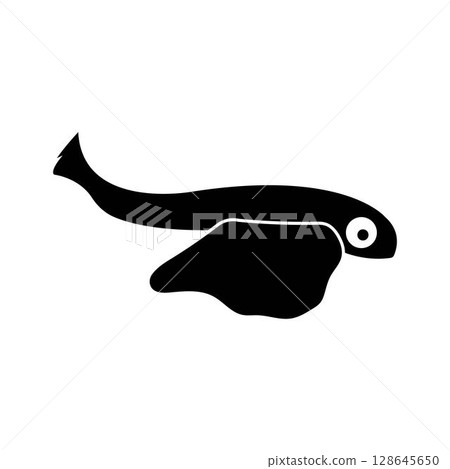 Baby salmon logo template. Fish logo vector template design 128645650