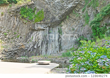 [玄武洞公園 玄武洞（青龍洞）] 兵庫郡豐岡市赤石市 128646274