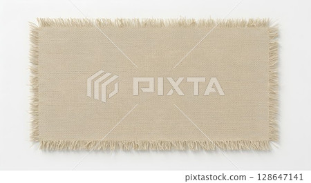 burlap hessian sacking isolated on white burlap hessian sacking isolated on white 128647141