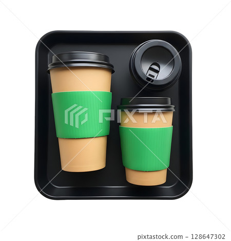 paper sticker on white background 128647302