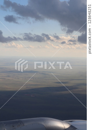 Above the Gobi Desert (vertical) 128648251